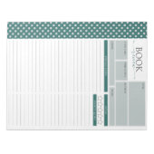 Editor für antike grüne Lektüre Notizblock (Vorderseite)