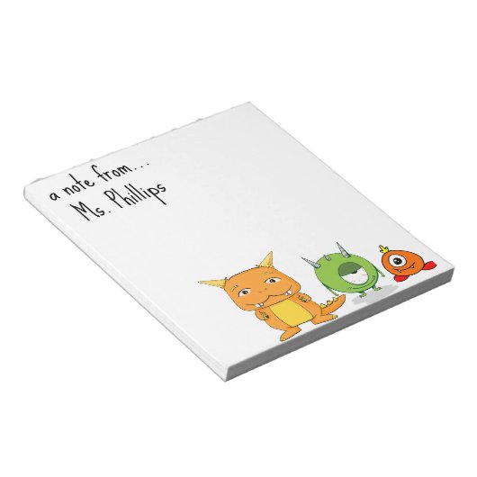 Editor für bearbeitbare LehrerInnen Notizblock (angewinkelt)