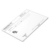 Editor für benutzerdefinierte Verschreibung - Bear Notizblock (angewinkelt)