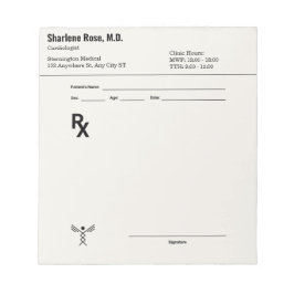 Editor für benutzerdefinierte Verschreibung - Bear Notizblock