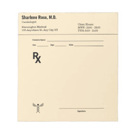 Editor für benutzerdefinierte Verschreibung - Bear Notizblock