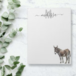 Editor für das Donkey Farm-Aquarellfarbenmonogramm Notizblock<br><div class="desc">Dieses Design kann in dem Bereich personalisiert werden, der durch das Ändern des Fotos und/oder Textes zur Verfügung gestellt wird. Sie können auch angepasst werden, indem Sie auf Vorlage personalisieren klicken und dann auf die Schaltfläche klicken, um weitere Optionen anzupassen, um die Hintergrundfarbe zu löschen oder zu ändern, Text hinzuzufügen,...</div>