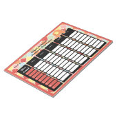 Editor für die Zuweisung von Hausaufgaben für Past Notizblock (angewinkelt)