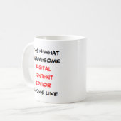 Editor für digitale Inhalte, phantastisch Kaffeetasse (Vorderseite Links)