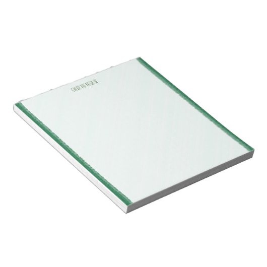 Editor für grüne Grenzen Notizblock (angewinkelt)