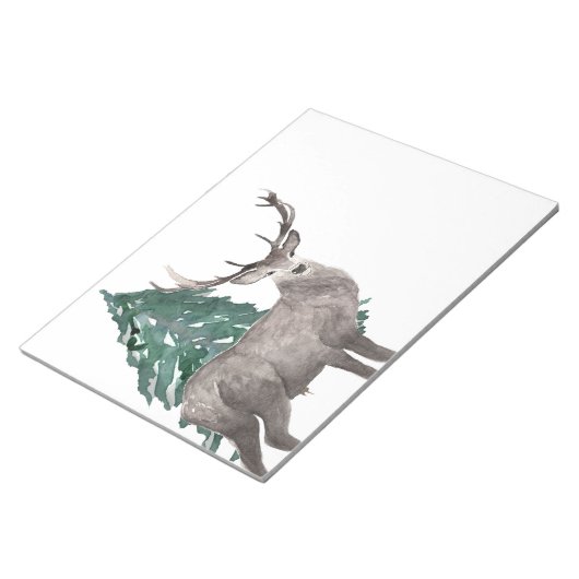 Editor für Hirsch und Pine Tree Notizblock (angewinkelt)