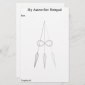 Editor für meinen Autokäufer Briefpapier (Vorne/Hinten)