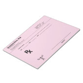 Editor für Minimalistische benutzerdefinierte Pres Notizblock (angewinkelt)