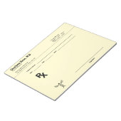 Editor für Minimalistische benutzerdefinierte Pres Notizblock (angewinkelt)