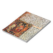 Editor für mittelalterliches Manuskript Notizblock (Rotiert)