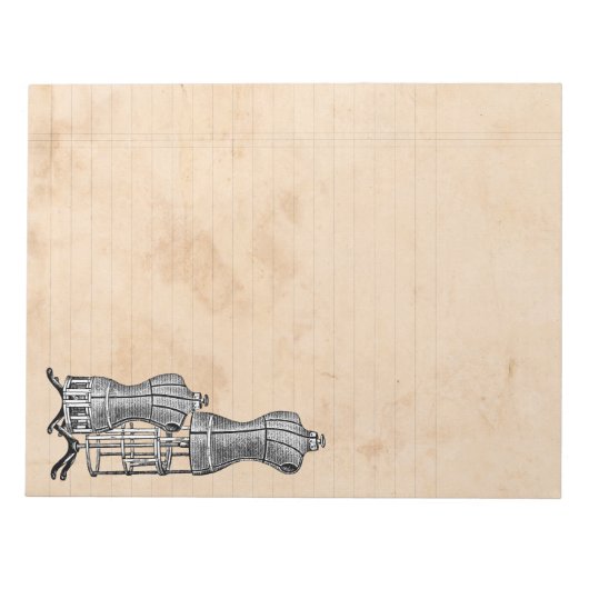 Editor für Modedesign Notizblock (Vorderseite)