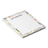 Editor für personalisierte Kunstausgabe Notizblock (angewinkelt)