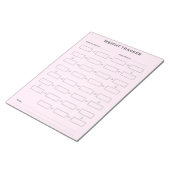 Editor für persönliche Gewichtspur Notizblock (angewinkelt)