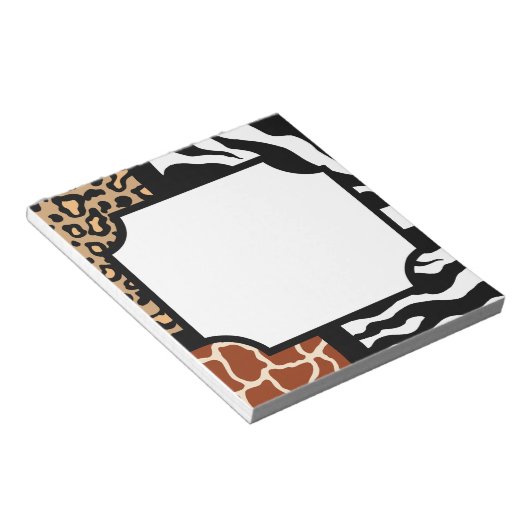 Editor für Tierdrucke Notizblock (angewinkelt)