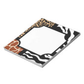 Editor für Tierdrucke Notizblock (Rotiert)