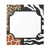 Editor für Tierdrucke Notizblock (Vorderseite)