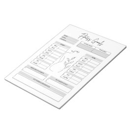 Editor für ultimative Fitness Tracker Notizblock