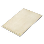 Editor für Vintage Creme-Rose Notizblock (angewinkelt)