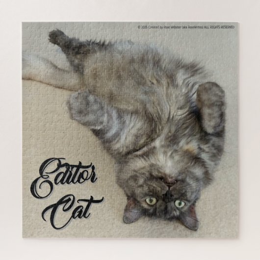 Editor Katze von RoseWrites Puzzle (Vertikal)