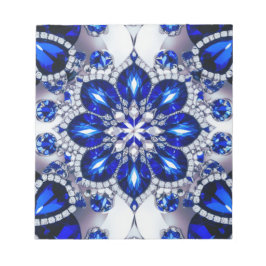 Editor mit blau-weiß Farben Modernes Design Notizblock