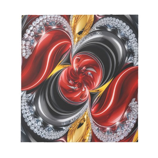 Editor mit deutscher Farbe Modernes Design Notizblock (Vorderseite)