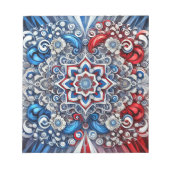 Editor mit französischen Farben Modernes Design Notizblock (Vorderseite)