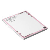 Editor Pink Notizblock (angewinkelt)