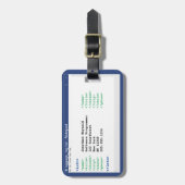 Editor Programmierer Coder Format Computer Scienti Gepäckanhänger (Vorderseite vertikal)