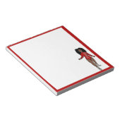 Editor rot / Silver A Notizblock (angewinkelt)