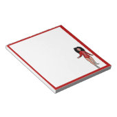 Editor rot / Silver B Notizblock (angewinkelt)