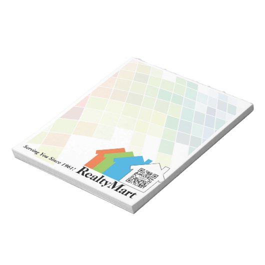 Editor Template House Realtors Notizblock (Rotiert)