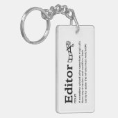 Editordefinition - Assistent für lustige Filme Schlüsselanhänger (Vorderseite links)