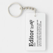 Editordefinition - Assistent für lustige Filme Schlüsselanhänger (Vorderseite)