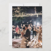 Editorial Magazine Cover Wedding Dankeskarte (Rückseite)