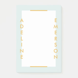 Editorial Modern Typografy Post-It Notes - Lila Klebezettel