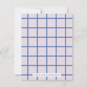 Editorial Modern Typografy Stationery - Lila (Rückseite)