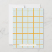 Editorial Modern Typografy Stationery - Minze (Rückseite)