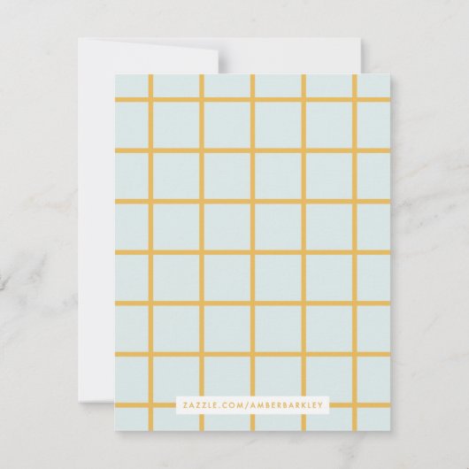 Editorial Modern Typografy Stationery - Minze (Rückseite)