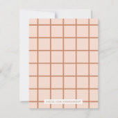 Editorial Modern Typografy Stationery - Peach (Rückseite)