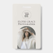 Editorial Photo Black Logo Photographer Ausweis (Front)