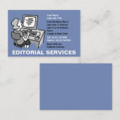 Editorial Services Copywriter's Visitenkarte (Vorne/Hinten)