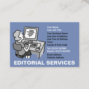 Editorial Services Copywriter's Visitenkarte