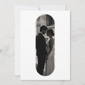 Editoriale Capsule-Portrait-Hochzeit Einladung (Rückseite)