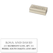 Editoriale moderne Hochzeit Gummistempel (Stempel)