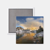 Ediza Lake Sunset - Sierra Nevada Magnet (Vorderseite/Rückseite)