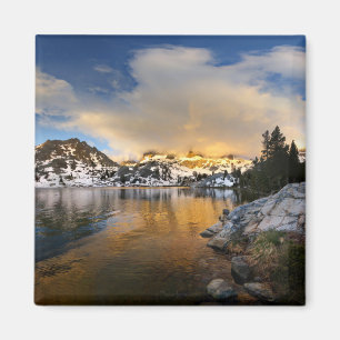 Ediza Lake Sunset - Sierra Nevada Magnet