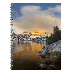 Ediza Lake Sunset - Sierra Nevada Notizblock