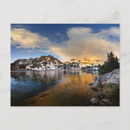 Ediza Lake Sunset - Sierra Nevada Postkarte (Vorderseite)