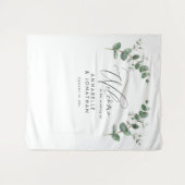 Edle Begrüßung Eukalyptus botanischer Salbei Wandteppich (Vorderseite (Horizontal))