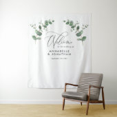 Edle Begrüßung Eukalyptus botanischer Salbei Wandteppich (Beispiel)